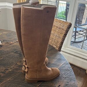 Cole Haan Greenwich Waterproof Tall Knee High Suede Riding Boots 6 1/2B